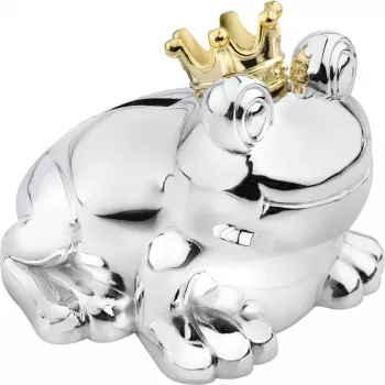 Zilverstad salvadanaio Froschkönig argento antiappannamento 6144261