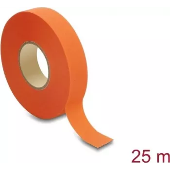 Delock nastro in tessuto 25 m x 19 mm resistente allo strappo autoadesivo arancione