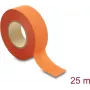 Delock nastro adesivo in tessuto 25 m x 25 mm, strappabile, autoadesivo, arancione