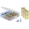 Delock lame di ricambio con rivestimento in titanio per robot tagliaerba Worx Landroid, confezione da 30