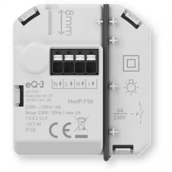 Homematic IP attuatore di commutazione da incasso 6A