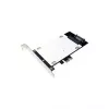 LogiLink scheda adattatore ibrida PCI Express 3.0 x4 dual M.2 NVMe SSD e dual SATA III