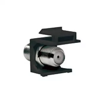 LogiLink NK0018B adattatore keystone F-Type 75 Ohm, connettore femmina-femmina, nero