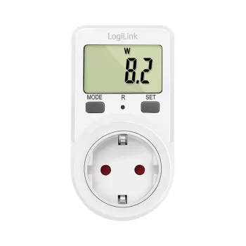 LogiLink misuratore di consumo energetico, display LCD 1,5