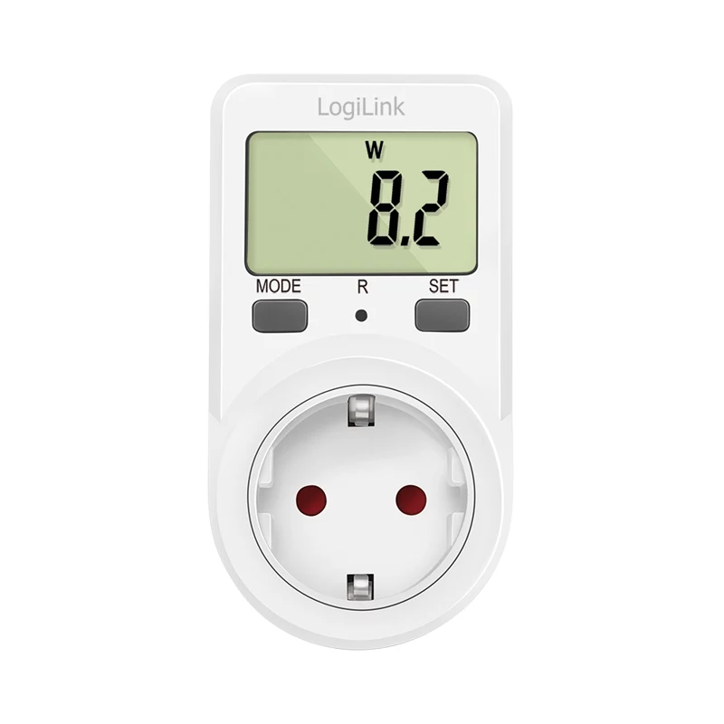 LogiLink misuratore di consumo energetico, display LCD 1,5