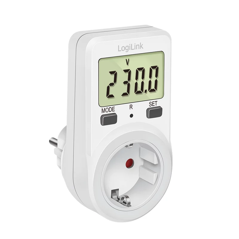LogiLink misuratore di consumo energetico, display LCD 1,5