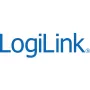 LogiLink Professional asta a giraffa per microfono da studio, alluminio, nero