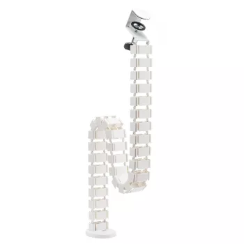 LogiLink canale passacavi flessibile ad aggancio 1347x129 mm bianco KAB0093