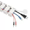 LogiLink canale passacavi flessibile ad aggancio 1347x129 mm bianco KAB0093