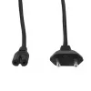LogiLink cavo di alimentazione spina Euro CEE 7/16 su IEC C7 nero 7,5 m