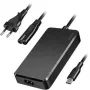 LogiLink alimentatore universale 65W USB-C PD con cavo fisso, nero