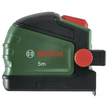 Bosch 1600A03318 metro a nastro 5m con clip per matita (verde/nero)
