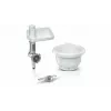 Bosch MUZS2BS accessorio tritacarne per robot da cucina MUM serie 2 & 5 - lama in acciaio inox, disco 4,5 mm, insaccatrice e accessori kebbe