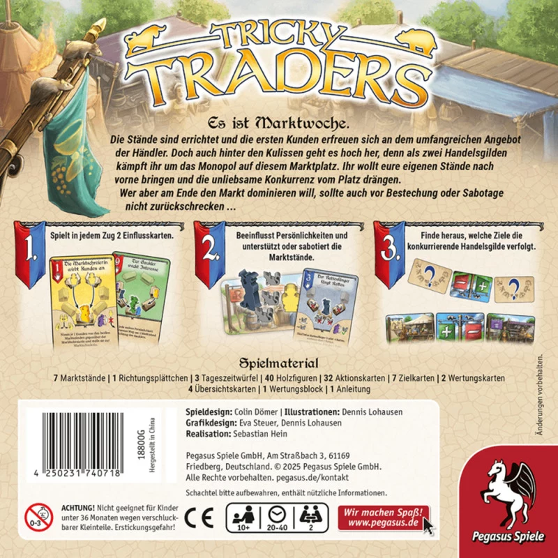 PEGASUS Tricky Traders gioco di strategia