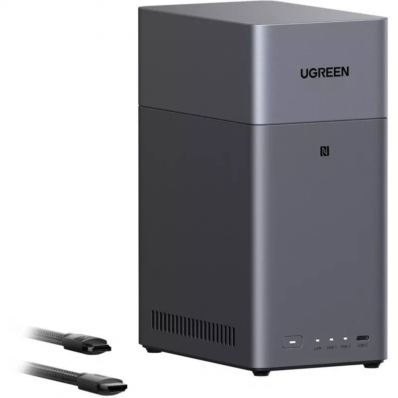 UGREEN DH2300 bundle con 2x Seagate IronWolf NAS 4TB CMR (nero)