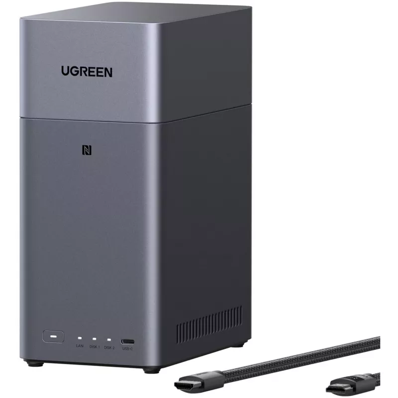 UGREEN DH2300 bundle con 2x Seagate IronWolf NAS 4TB CMR (nero)