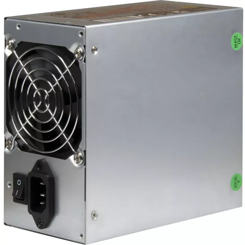 Inter-Tech HA-600AA2-Rev alimentatore ATX 600W - nero, non modulare, ventola 120mm