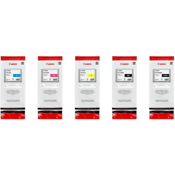 Canon Originale PFI-320 cartucce d'inchiostro - multipack da 5 ciano magenta giallo nero - originale - nero