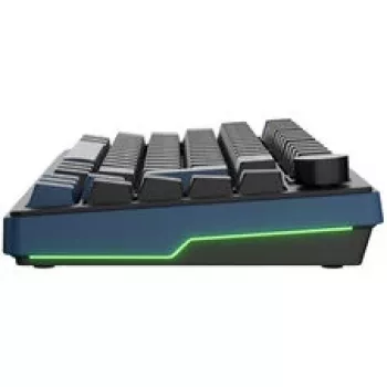 Ducky OK-M 75 tastiera meccanica da gaming, layout 75%, hot-swappable, RGB, ANSI, switch KTT Wine Red