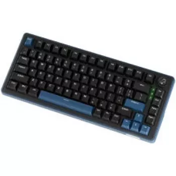 Ducky OK-M 75 tastiera da gaming, 75%, hot-swappable, RGB, ANSI - switch KTT Baby Blue