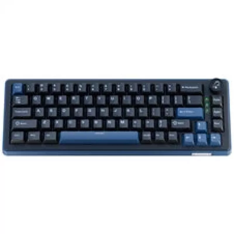 Ducky OK-M 65 tastiera da gaming, 65%, hot-swappable, RGB, ANSI - switch KTT Wine Red