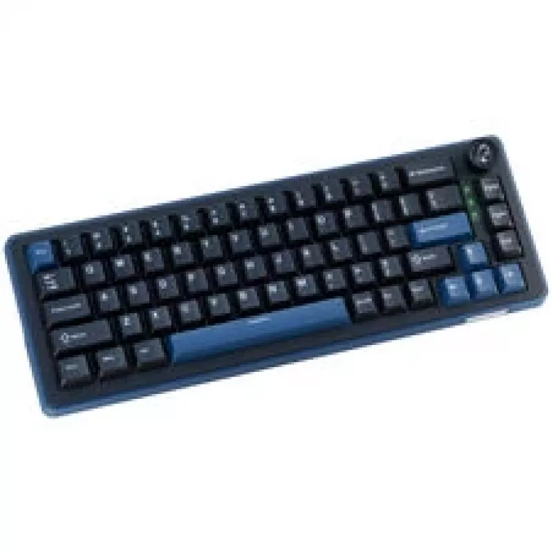Ducky OK-M 65 tastiera da gaming, 65%, hot-swappable, RGB, ANSI - switch KTT Wine Red