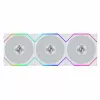 Lian Li UNI FAN TL FLEX Wireless ARGB Reverse Blade ventola 120mm confezione da 3 con controller - bianco