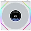 Lian Li UNI FAN TL120 LCD FLEX Wireless ARGB bianco 120 mm Reverse Blade ventola per case