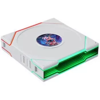 Lian Li UNI FAN TL120 LCD FLEX Wireless ARGB bianco 120 mm Reverse Blade ventola per case