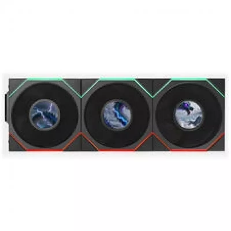 Lian Li UNI FAN TL LCD FLEX Wireless ventola ARGB LCD 120mm - nero, confezione da 3 con controller