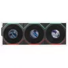 Lian Li UNI FAN TL LCD FLEX Wireless ARGB Reverse Blade ventola 120mm confezione da 3 con controller, nero