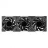 Lian Li UNI FAN TL LCD FLEX Wireless ARGB Reverse Blade ventola 120mm confezione da 3 con controller, nero