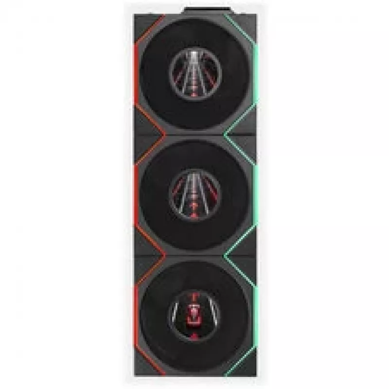 Lian Li UNI FAN TL LCD FLEX Wireless ARGB Reverse Blade ventola 120mm confezione da 3 con controller, nero