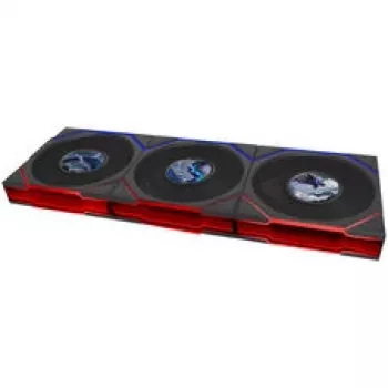 Lian Li UNI FAN TL LCD FLEX Wireless ARGB Reverse Blade ventola 120mm confezione da 3 con controller, nero