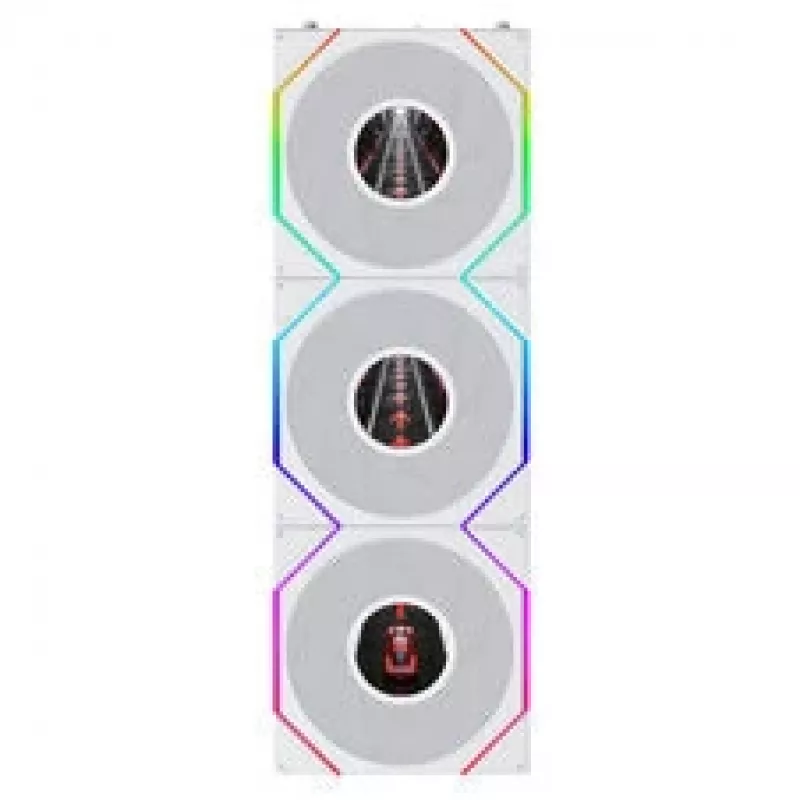 Lian Li UNI FAN TL120 LCD FLEX Wireless ARGB Reverse confezione da 3 bianco 120mm ventola per case