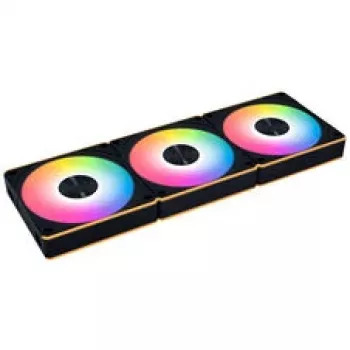 Lian Li UNI FAN CL FLEX Wireless PWM ARGB ventola per case 120mm, nero, confezione da 3 con controller