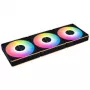 Lian Li UNI FAN CL FLEX Wireless PWM ARGB ventola per case 120mm, nero, confezione da 3 con controller