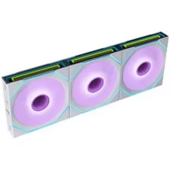 Lian Li UNI FAN SL-INF 120 FLEX Wireless ARGB confezione da 3 ventola per case bianco