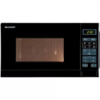Sharp R-242(BK)W Microonde Solo - 20 litri - 800 W - Nero