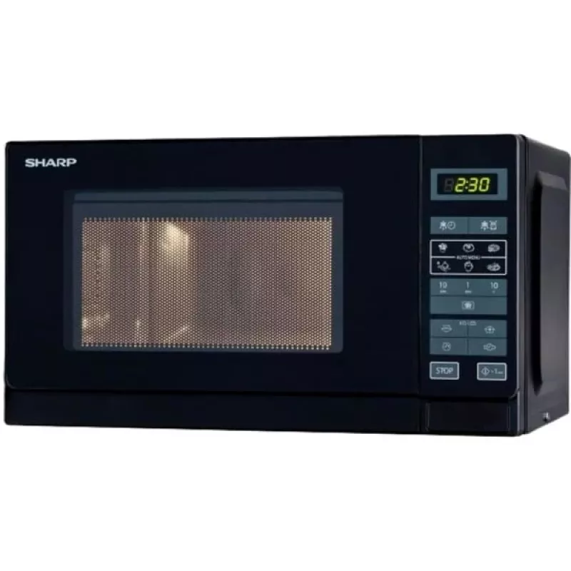 Sharp R-242(BK)W Microonde Solo - 20 litri - 800 W - Nero