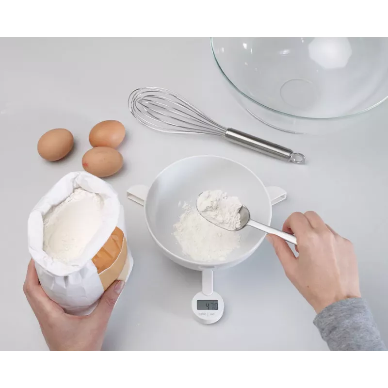 Joseph Joseph TriScale Bilancia da cucina digitale bianca