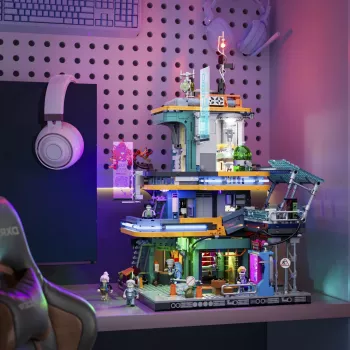LUMIBRICKS Cyberpunk Neoncity - Apartment Puzzle 1000 pezzi