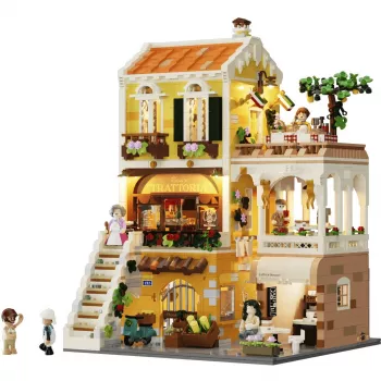 LUMIBRICKS Ristorante italiano in stile rustico