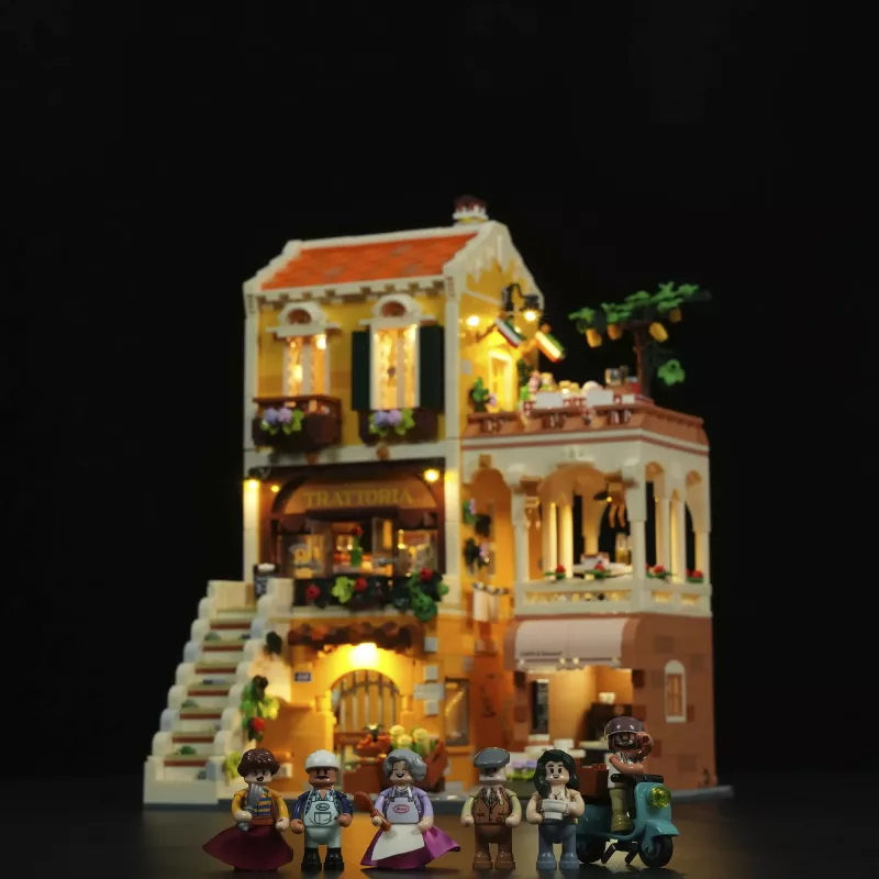 LUMIBRICKS Ristorante italiano in stile rustico