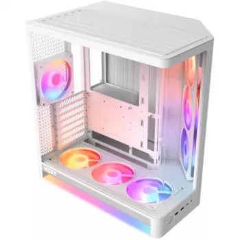 NZXT H6 RGB+ 2026 case gaming mid-tower airflow bianco vetro temperato