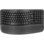 Logitech Ergo Series Wave Keys for Business tastiera ergonomica wireless, layout italiano, grafite