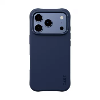 CARE by PanzerGlass Samba Case per iPhone 17/18 Pro, Italian Blue, MagSafe
