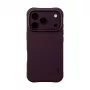 CARE by PanzerGlass Samba Case custodia per iPhone 17/18 Pro, Dark Cherry, MagSafe