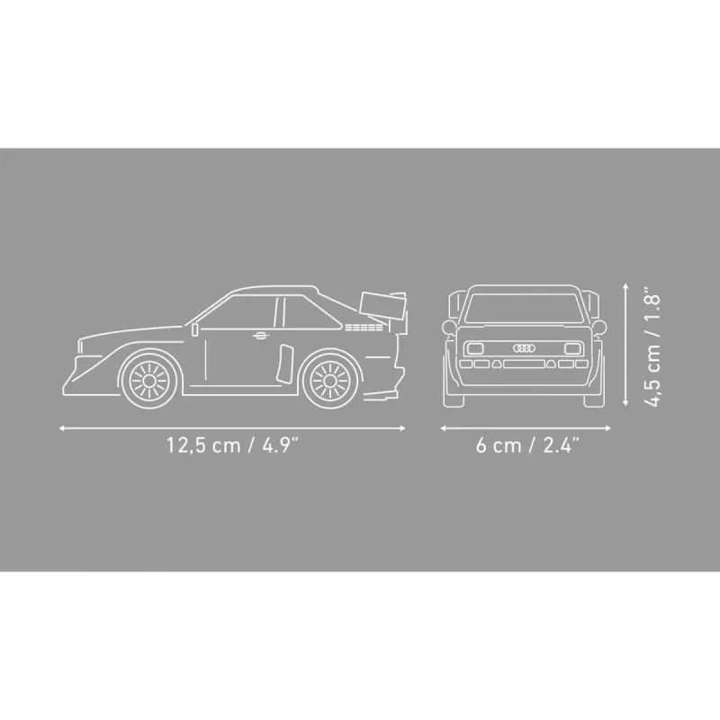 COBI Audi quattro S1 E2 (scala 1:35) set di mattoncini