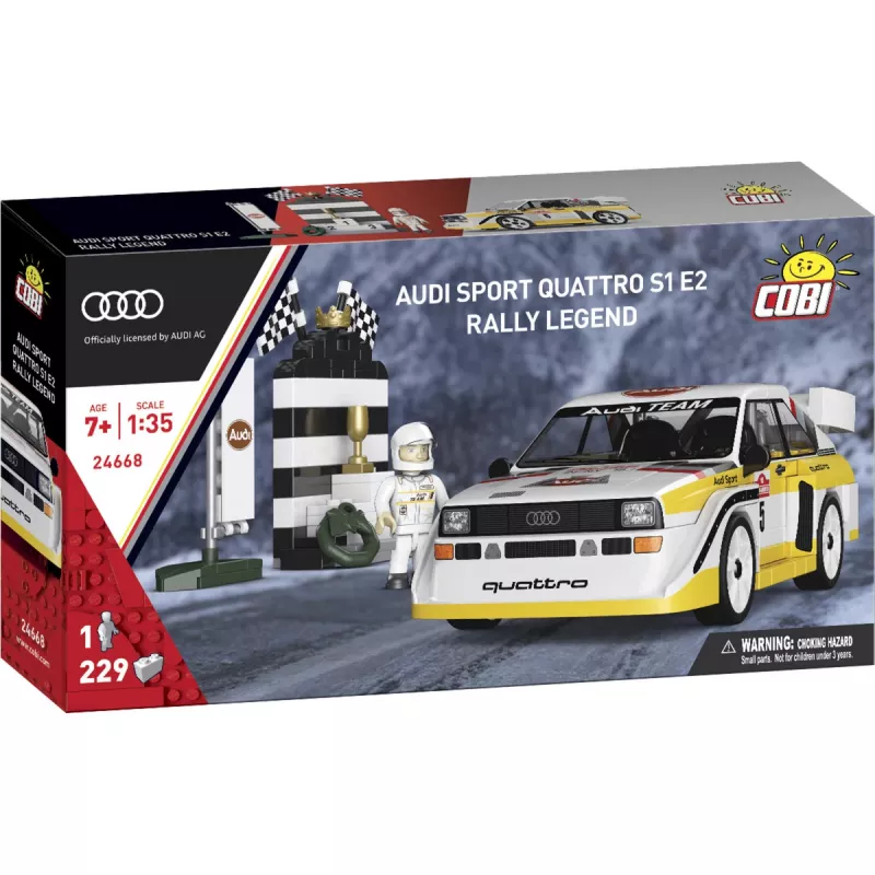 COBI Audi Sport quattro S1 E2 Rally Legend (1985) set di mattoncini in scala 1:35